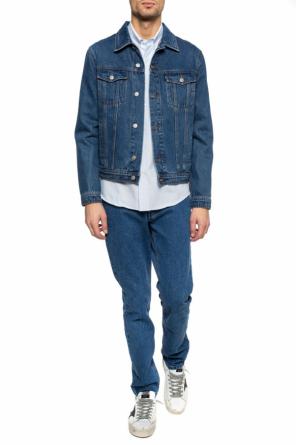 Denim jacket with tonal stitching, zdjęcie 2 Denim jacket with tonal stitching od Ami Alexandre Mattiussi